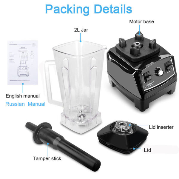 COMMERCIAL PROFESSIONAL CHEF BLENDER ,WORLD WIDE USE 220 / 110 VOLTAGE.. NORTH AMERICA, EUROPE, AUSTRALIA  &  AFRICA