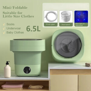 Mini Foldable Washing Machine Portable Mini Socks Underwear Panties Washing Machine Big Capacity 3 Models With Spinning Dry Gadgets / GOOD FOR BABY's CLOTHING TOO.