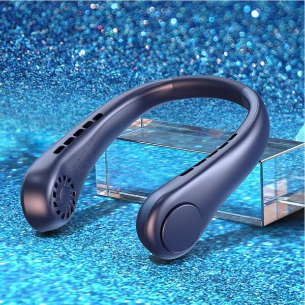 New Mini Neck A/C Fan Portable Bladeless Hanging Neck Rechargeable Air Cooler Mini Summer Sports Fans