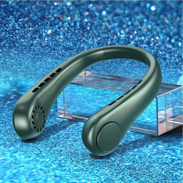 New Mini Neck A/C Fan Portable Bladeless Hanging Neck Rechargeable Air Cooler Mini Summer Sports Fans