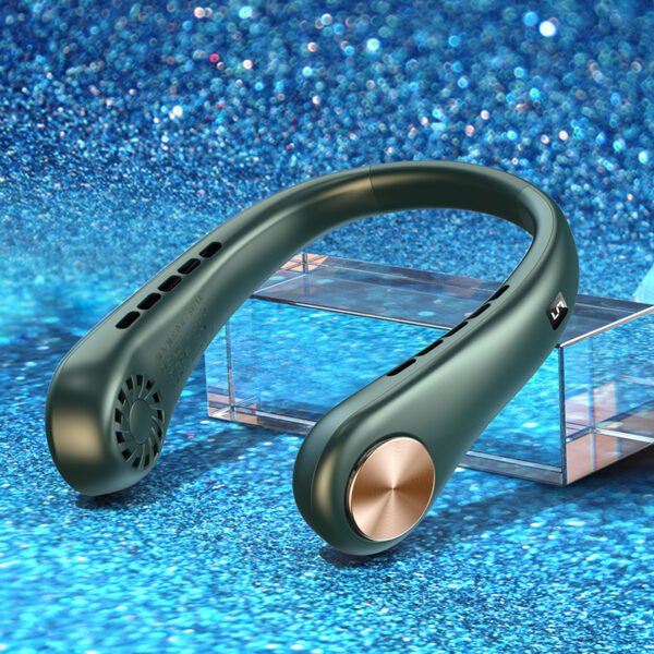 New Mini Neck A/C Fan Portable Bladeless Hanging Neck Rechargeable Air Cooler Mini Summer Sports Fans