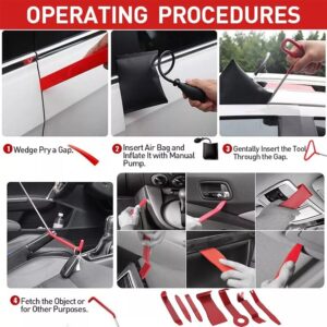 31Pcs Professional Auto Tool Window-Car Door Lock Out Universal Kits Emergency