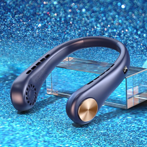 New Mini Neck A/C Fan Portable Bladeless Hanging Neck Rechargeable Air Cooler Mini Summer Sports Fans